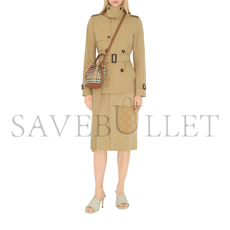BURBERRY TB MINI BUCKET BAG  (18.5*16.5*11cm)